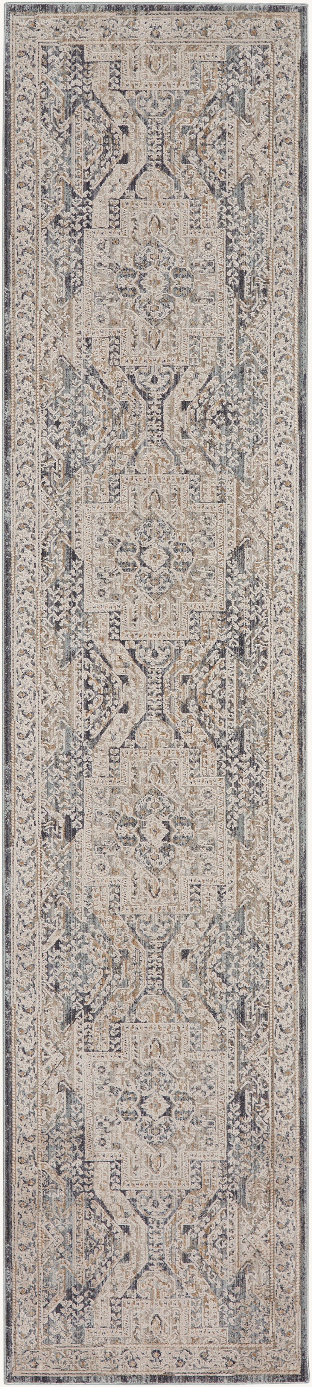 Nourison Lynx LNX01 Ivory Charcoal Rug